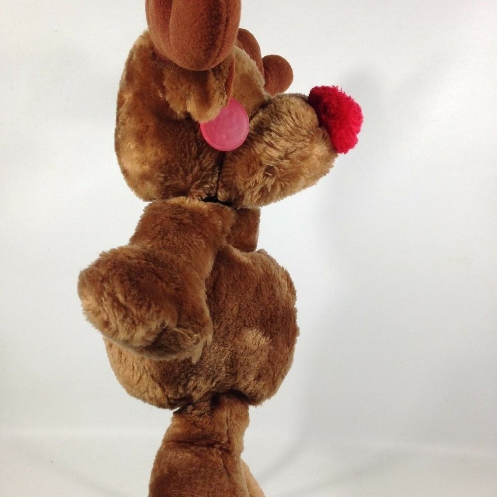 Russ Radar Plush Reindeer Holiday Toy 16in. - Picture 5 of 8